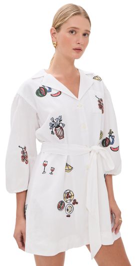Tanya Taylor Tanya Taylor Sadie Dress Optic White