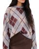 Tanya Taylor Tanya Taylor Sybil Sweater Winter Sky/Mahogany/Cream - 1