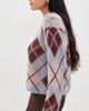 Tanya Taylor Tanya Taylor Sybil Sweater Winter Sky/Mahogany/Cream - 4