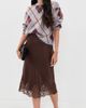 Tanya Taylor Tanya Taylor Sybil Sweater Winter Sky/Mahogany/Cream - 5