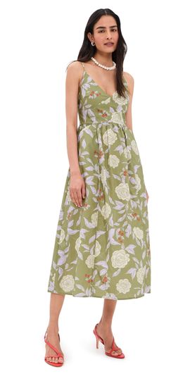 Tanya Taylor Tanya Taylor Vivien Dress Artichoke/Lilac Multi