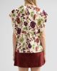 Tanya Taylor Women's Adrien Floral Satin Flutter-Sleeve Top - 3