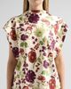 Tanya Taylor Women's Adrien Floral Satin Flutter-Sleeve Top - 5