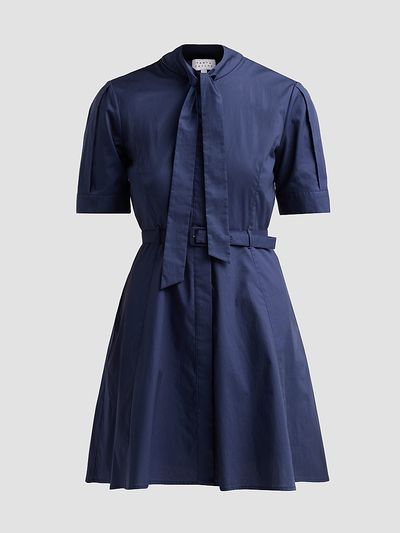 Tanya Taylor Women's Anna Tieneck Mini Shirtdress