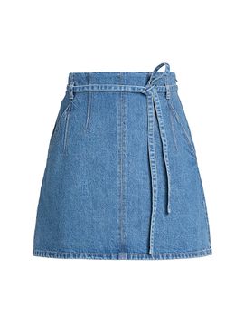 Tanya Taylor Women's Annika Denim Miniskirt