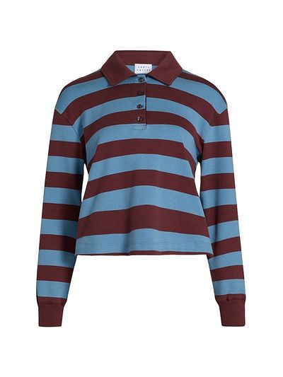 Tanya Taylor Women's Barrett Stripe Rugby Top