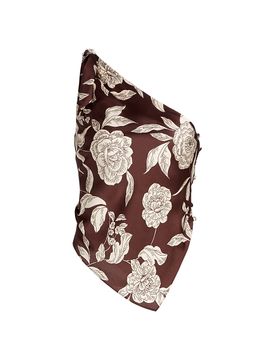 Tanya Taylor Women's Brigid Printed Satin One-Shoulder Top