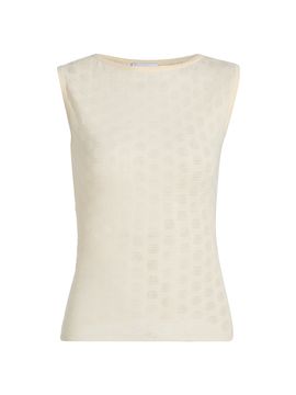 Tanya Taylor Women's Charlisa Cotton-Blend Knit Top