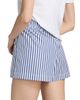 Tanya Taylor Women's Fallon Striped Cotton Shorts - 5