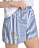 Tanya Taylor Women's Fallon Striped Cotton Shorts - 6