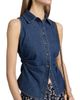 Tanya Taylor Women's Hanelle Sleeveless Denim Top - 6