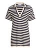 Tanya Taylor Women's Joni Stripe Polo Minidress - 8