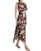 Tanya Taylor Women's Loretta Floral Satin One-Shoulder Midi-Dress - 2