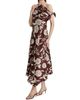 Tanya Taylor Women's Loretta Floral Satin One-Shoulder Midi-Dress - 4
