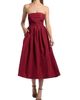 Tanya Taylor Women's Mina Strapless Cocktail Dress - 2