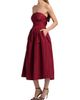 Tanya Taylor Women's Mina Strapless Cocktail Dress - 4