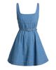 Tanya Taylor Women's Paige Belted Denim Minidress - 8