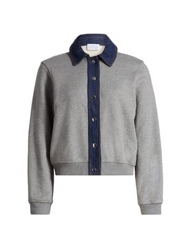 Tanya Taylor Women's Rita Mixed-Media Jacket
