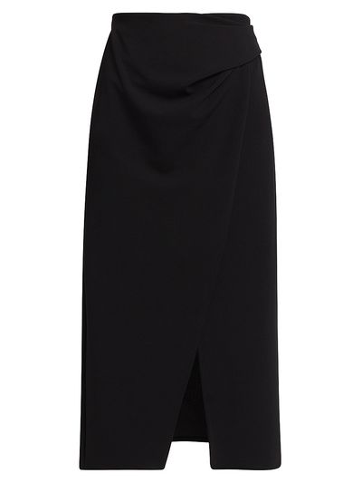Tanya Taylor Women's Waldforf Scuba Crepe Midi-Skirt