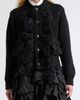 Tao Comme des Garçons Tao Comme des Garçons Ruffled Wool Blend Cardigan - 1