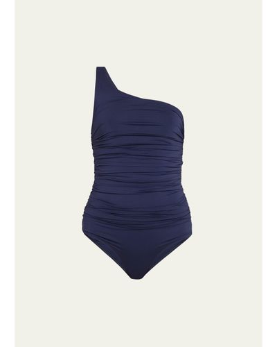 Tara Matthews Porticcio Asymmetric One-Piece Swimsuit