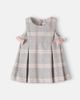 Tartine et Chocolat Tartine et Chocolat Baby bow-detail checked dress - 1