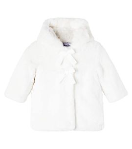 Tartine et Chocolat Tartine et Chocolat Baby bow-detail coat