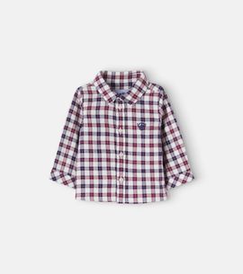 Tartine et Chocolat Tartine et Chocolat Baby checked cotton twill shirt