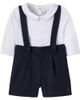 Tartine et Chocolat Tartine et Chocolat Baby cotton bodysuit and overalls set - 1
