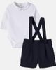 Tartine et Chocolat Tartine et Chocolat Baby cotton bodysuit and overalls set - 5