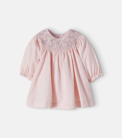 Tartine et Chocolat Tartine et Chocolat Baby embroidered smocked cotton dress