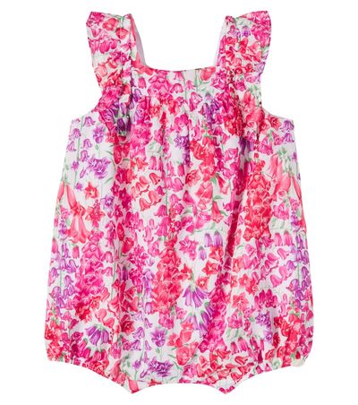 Tartine et Chocolat Tartine et Chocolat Baby floral ruffled cotton romper