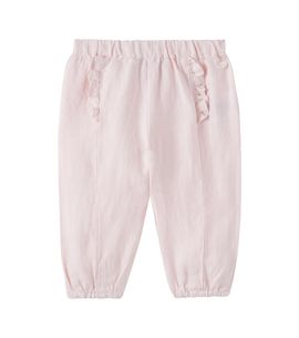 Tartine et Chocolat Tartine et Chocolat Baby ruffled linen pants