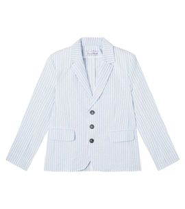 Tartine et Chocolat Tartine et Chocolat Bengal stripe cotton seersucker blazer
