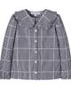 Tartine et Chocolat Tartine et Chocolat Checked lace-trimmed cotton jacket - 1