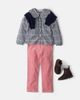 Tartine et Chocolat Tartine et Chocolat Checked lace-trimmed cotton jacket - 2