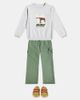 Tartine et Chocolat Tartine et Chocolat Cotton and linen cargo pants - 2