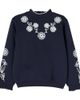 Tartine et Chocolat Tartine et Chocolat Embroidered cotton-blend jersey sweatshirt - 1