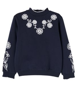 Tartine et Chocolat Tartine et Chocolat Embroidered cotton-blend jersey sweatshirt