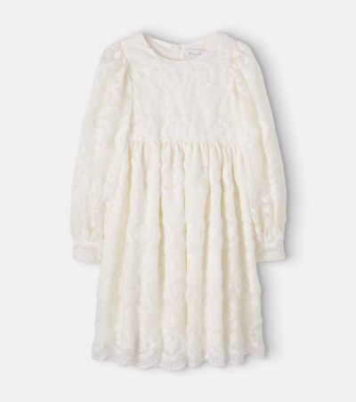 Tartine et Chocolat Tartine et Chocolat Floral cotton-blend velvet dress