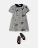 Tartine et Chocolat Tartine et Chocolat Floral embroidered tweed dress - 2