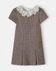 Tartine et Chocolat Tartine et Chocolat Lace-trimmed checked dress - 1