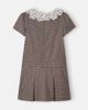 Tartine et Chocolat Tartine et Chocolat Lace-trimmed checked dress - 3