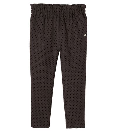 Tartine et Chocolat Tartine et Chocolat Polka-dot wool pants