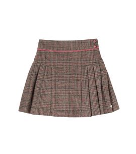 Tartine et Chocolat Tartine et Chocolat Prince of Wales check pleated miniskirt
