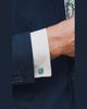 Tateossian Men's Apatite Doppione Cushion Cufflinks - 2