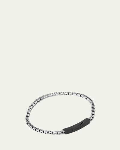 Tateossian Men's Chain Bracelet in Sterling Silver