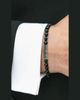 Tateossian Men's Classic Discs Black Agate Beaded Bracelet - 2