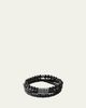 Tateossian Men's Classic Discs Black Agate Beaded Bracelet - 5