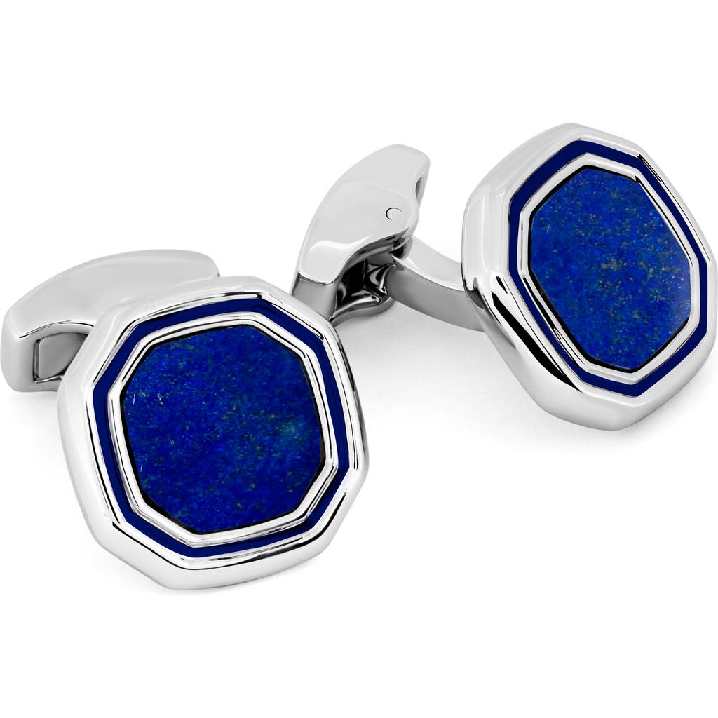 Tateossian Tateossian Octagon Lapis Cuff Links